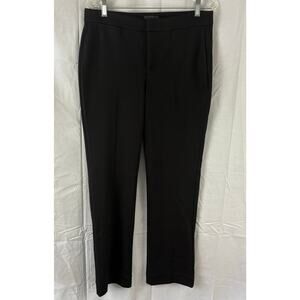 NYDJ Womens Size 8P Slim Trouser Black Ponte P11Z2020 Dress Pants